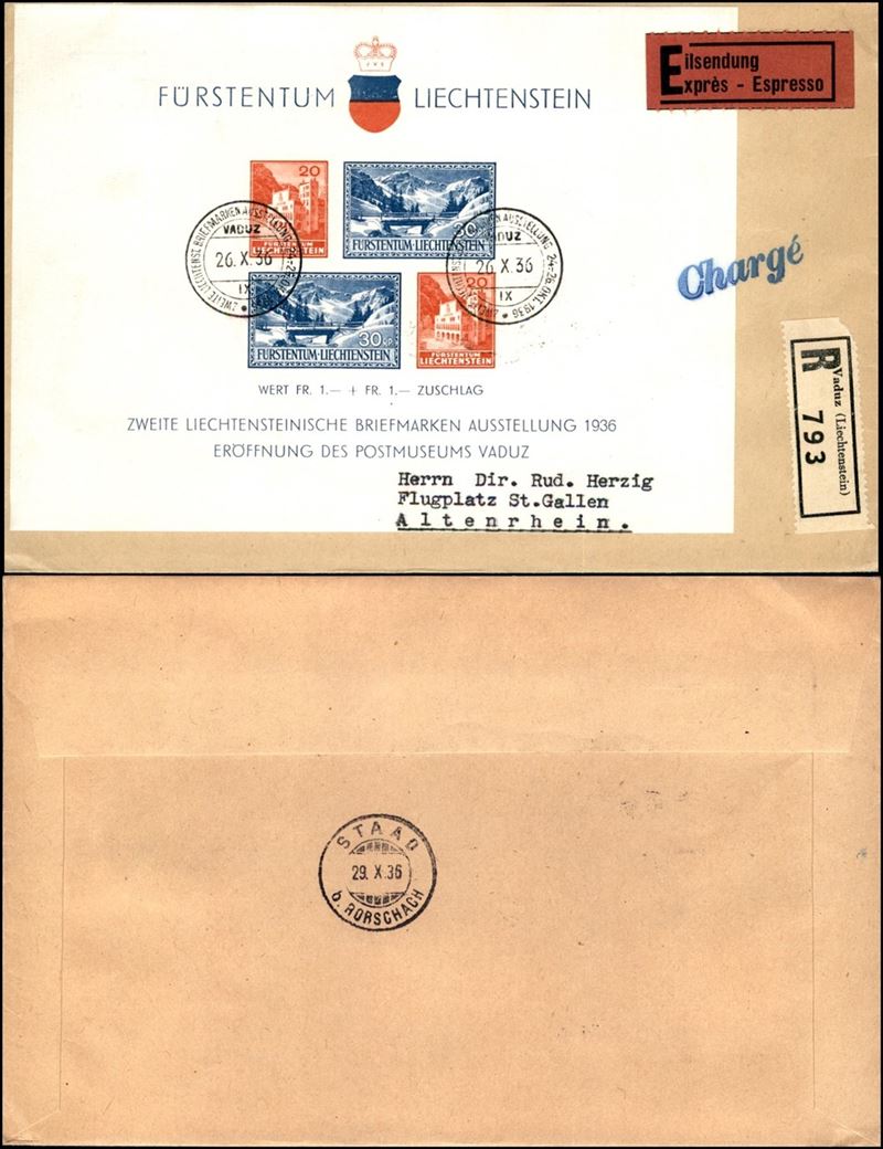 Liechtenstein / Posta Ordinaria