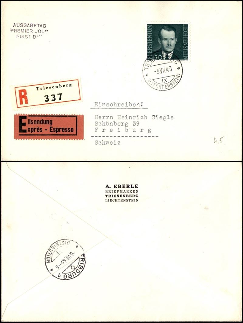Liechtenstein / Posta Ordinaria