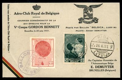 Belgio / Aerogrammi