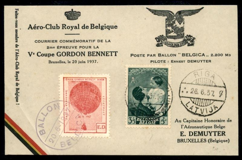 Belgio / Aerogrammi