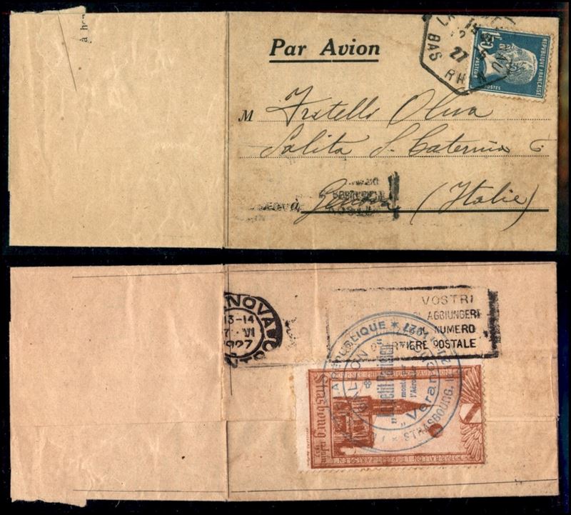 Francia / Aerogrammi