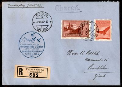 Liechtenstein / Aerogrammi
