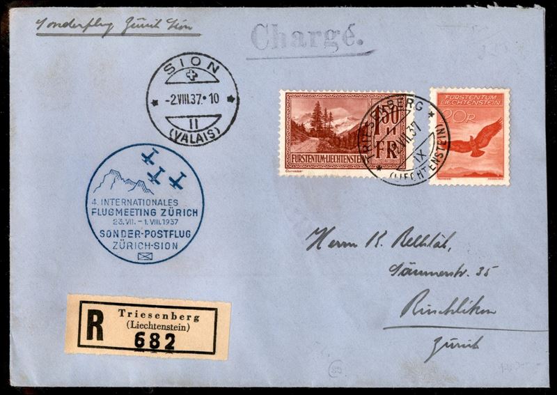 Liechtenstein / Aerogrammi