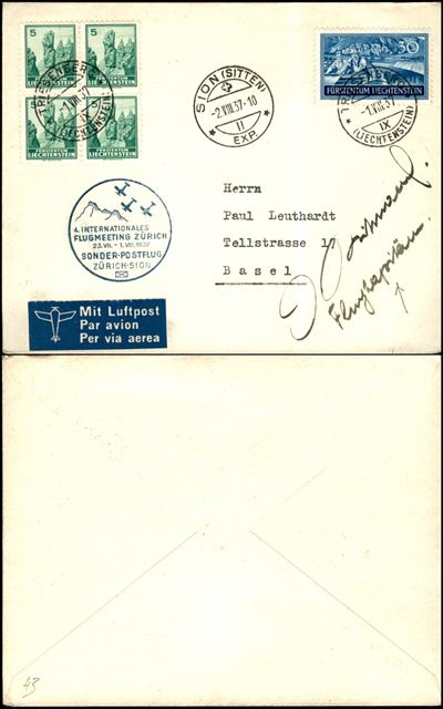 Liechtenstein / Aerogrammi