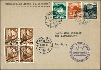 Liechtenstein / Aerogrammi