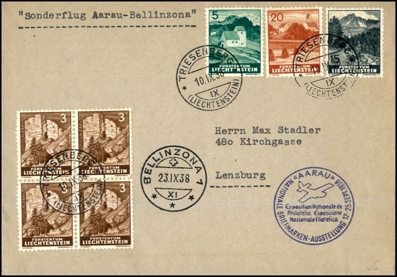 Liechtenstein / Aerogrammi