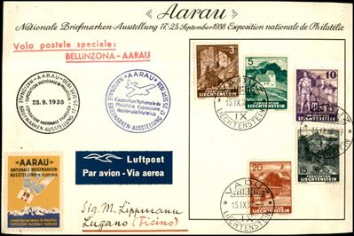 Liechtenstein / Aerogrammi
