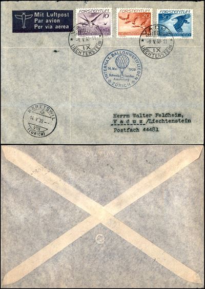 Liechtenstein / Aerogrammi