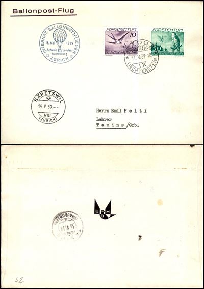 Liechtenstein / Aerogrammi