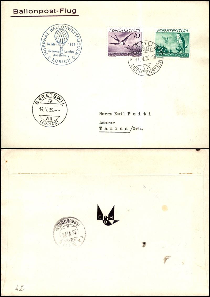 Liechtenstein / Aerogrammi
