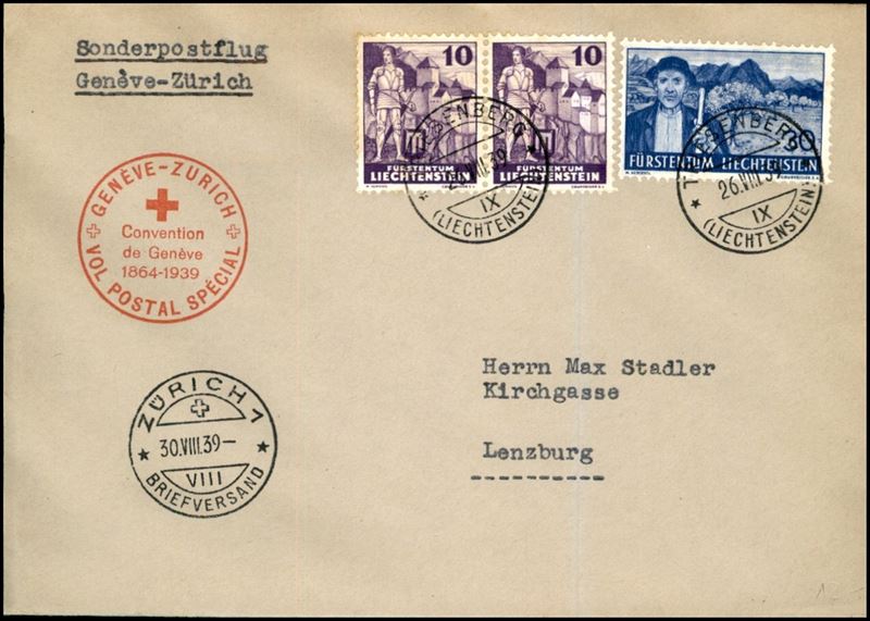 Liechtenstein / Aerogrammi