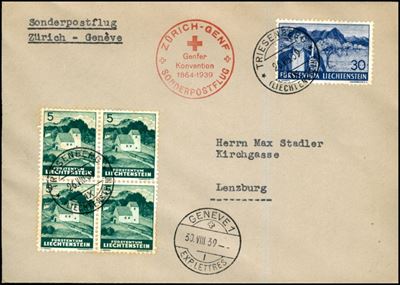 Liechtenstein / Aerogrammi