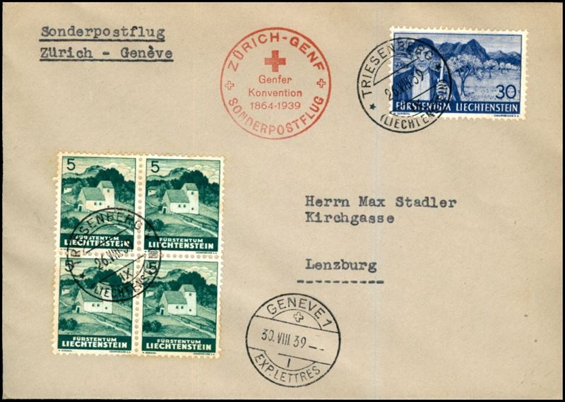 Liechtenstein / Aerogrammi