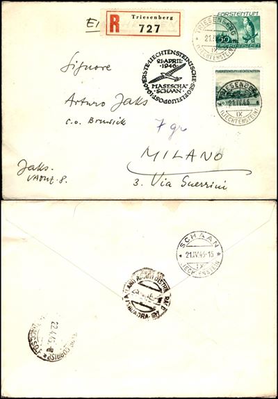 Liechtenstein / Aerogrammi