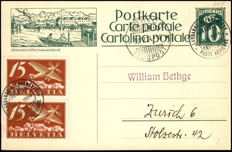 Svizzera / Aerogrammi