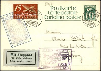 Svizzera / Aerogrammi