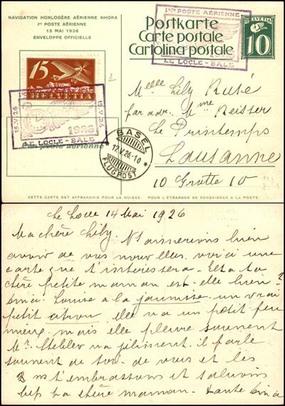 Svizzera / Aerogrammi
