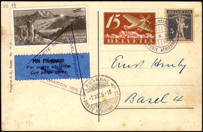 Svizzera / Aerogrammi