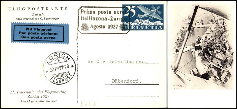 Svizzera / Aerogrammi
