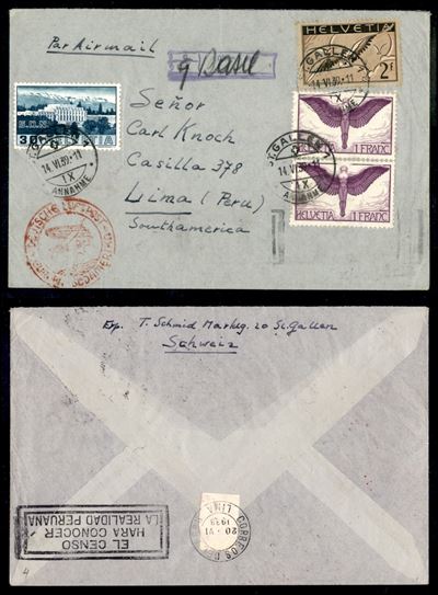 Svizzera / Aerogrammi