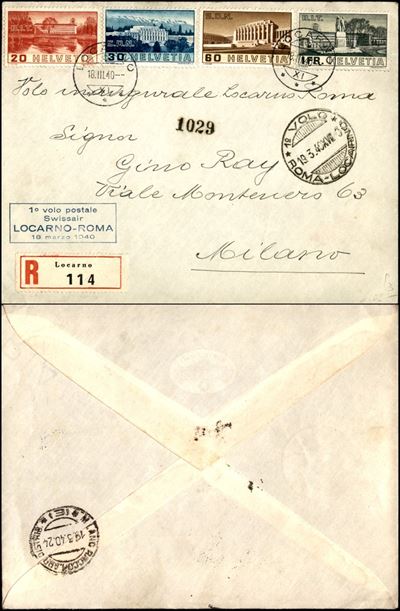 Svizzera / Aerogrammi
