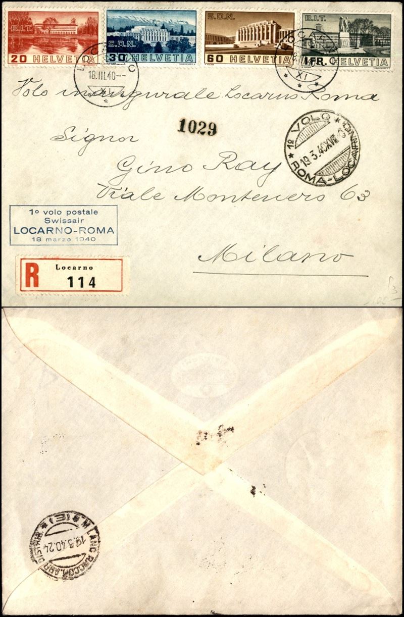 Svizzera / Aerogrammi