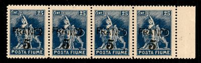 Italia / Occupazioni i Guerra Mondiale / Fiume / Posta Ordinaria