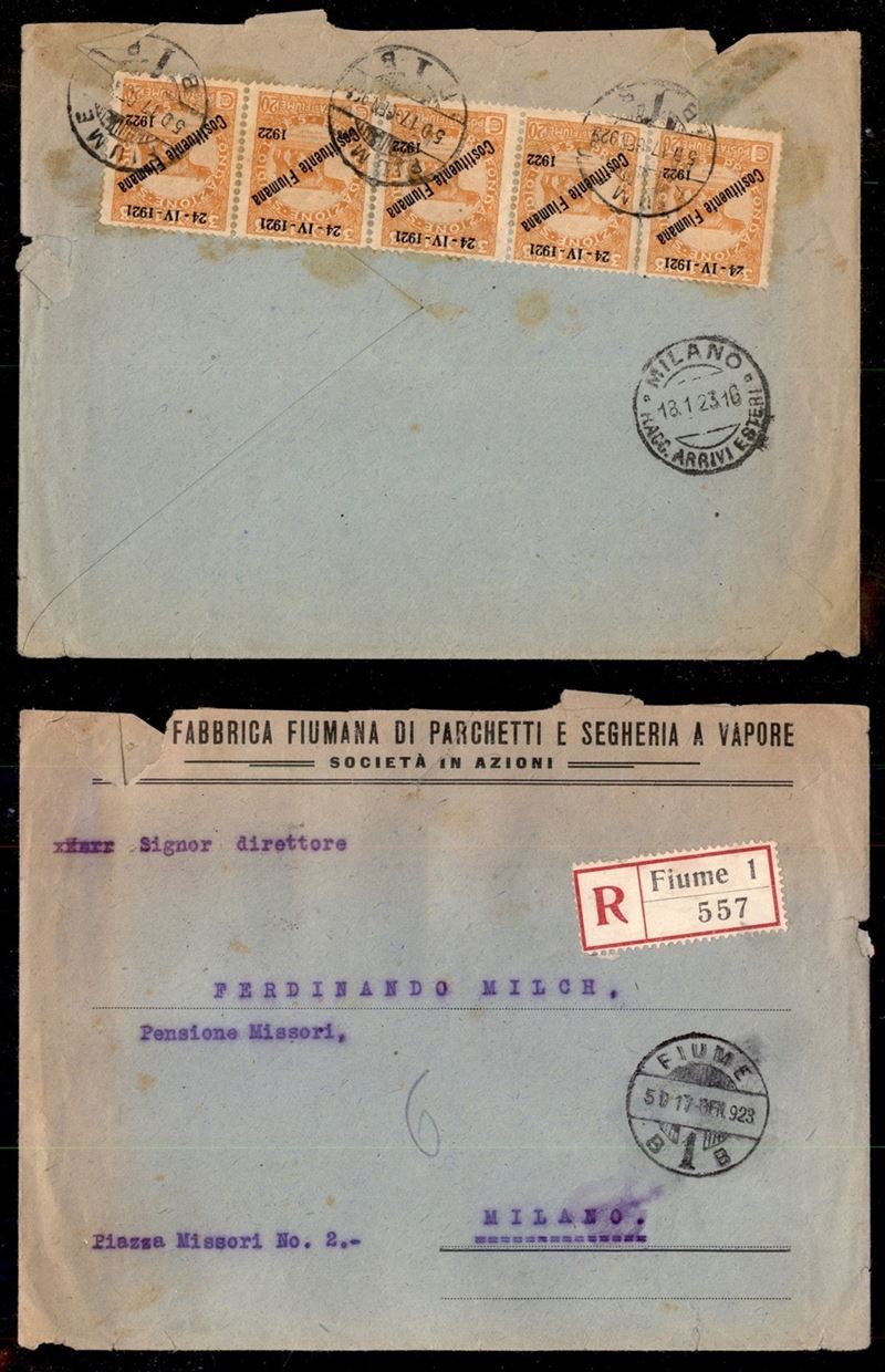 Italia / Occupazioni i Guerra Mondiale / Fiume / Posta Ordinaria