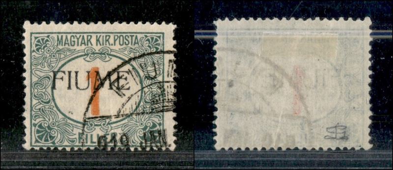 Italia / Occupazioni i Guerra Mondiale / Fiume / Segnatasse