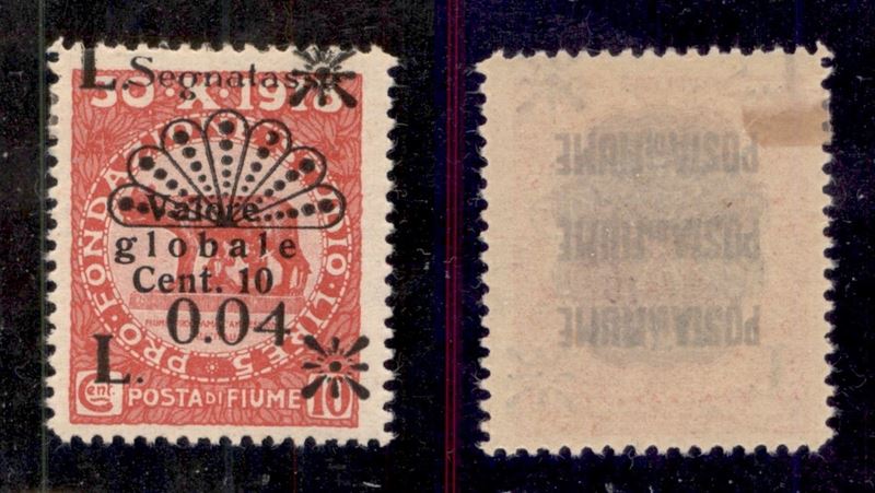 Italia / Occupazioni i Guerra Mondiale / Fiume / Segnatasse