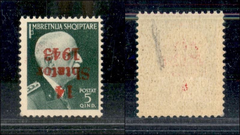 Italia / Occupazioni II Guerra Mondiale / Occupazione Tedesca / Albania / Posta Ordinaria