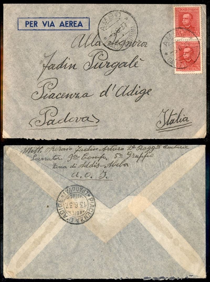 Italia / Colonie / Africa Orientale Italiana / Aerogrammi