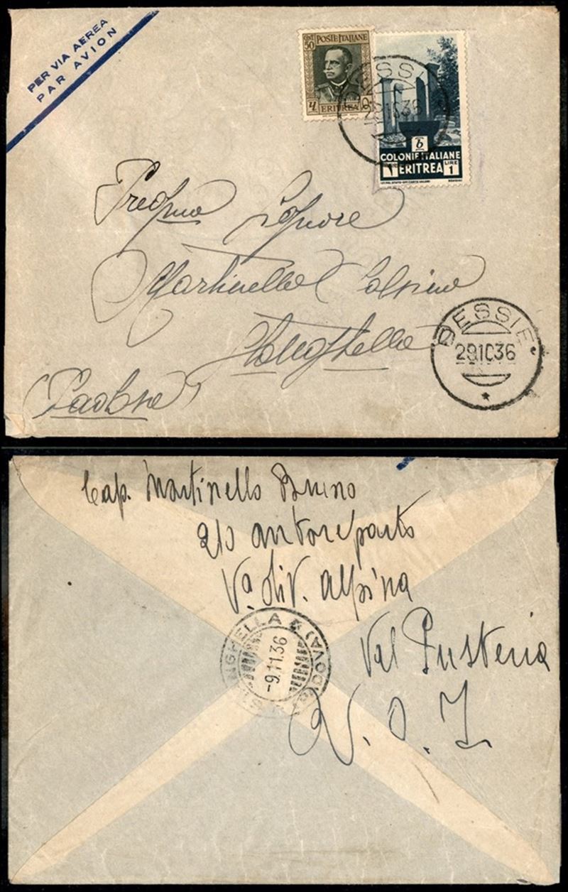 Italia / Colonie / Africa Orientale Italiana / Aerogrammi