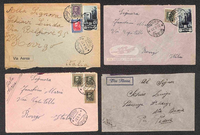 Italia / Colonie / Africa Orientale Italiana / Aerogrammi