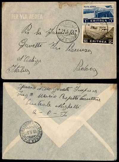 Italia / Colonie / Africa Orientale Italiana / Aerogrammi