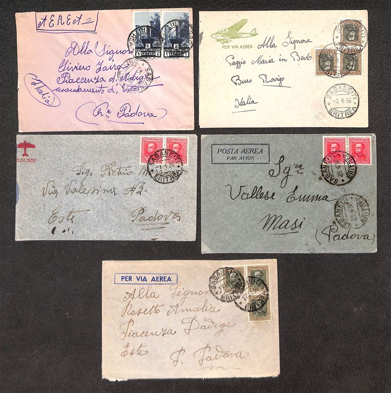 Italia / Colonie / Africa Orientale Italiana / Aerogrammi