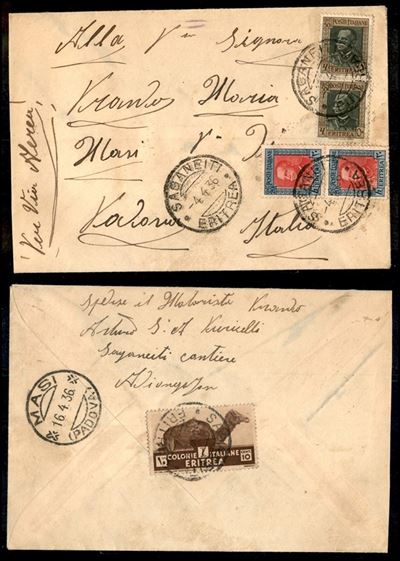 Italia / Colonie / Africa Orientale Italiana / Aerogrammi