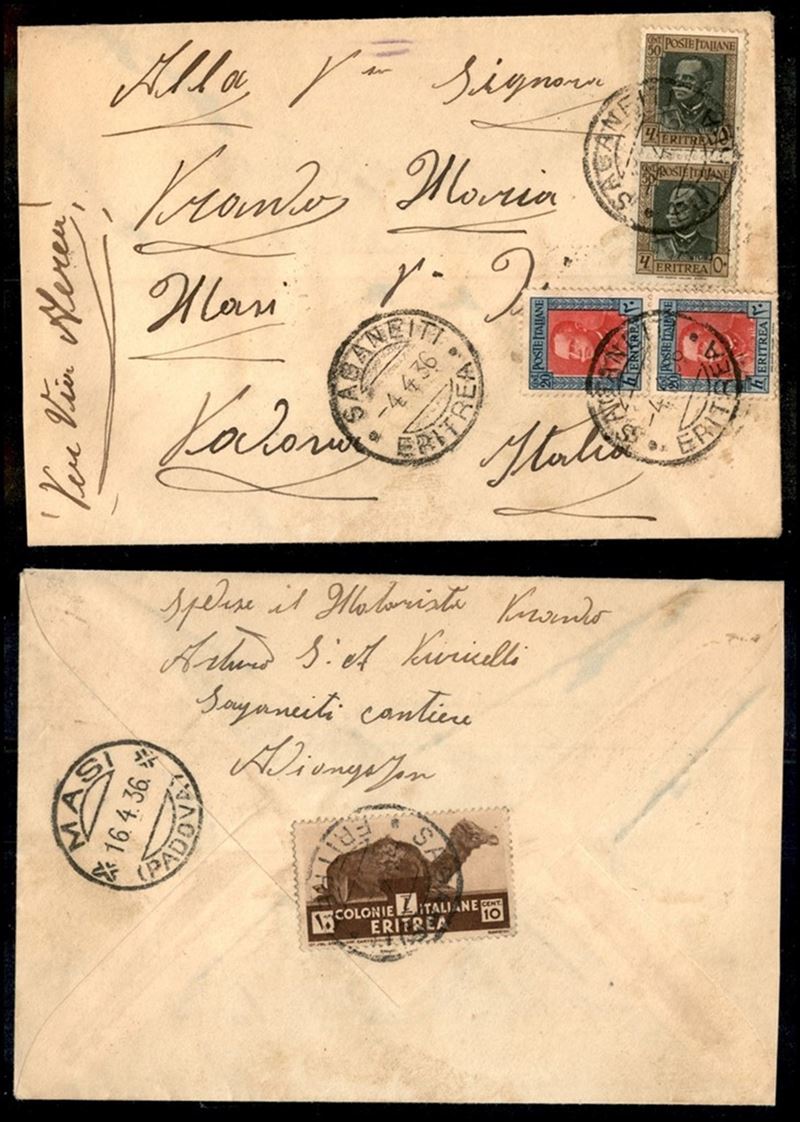 Italia / Colonie / Africa Orientale Italiana / Aerogrammi