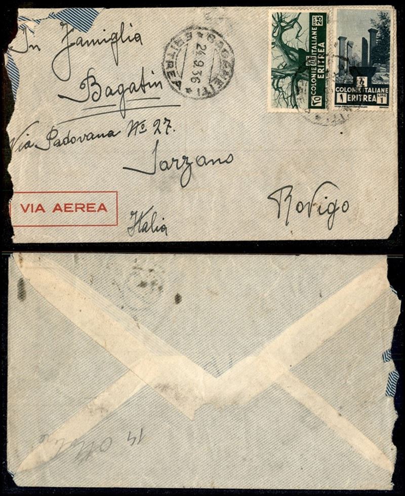Italia / Colonie / Africa Orientale Italiana / Aerogrammi
