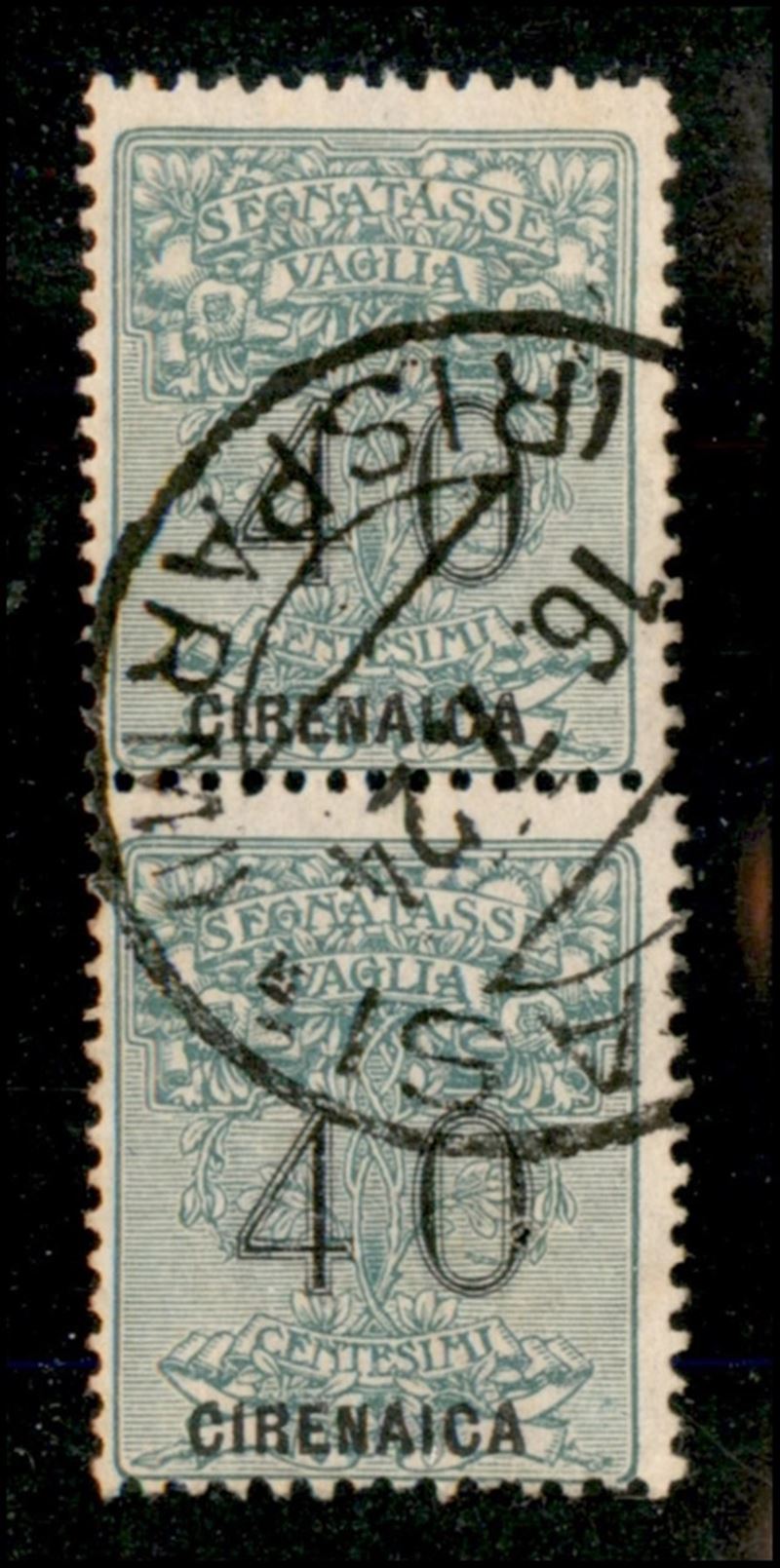 Italia / Colonie / Cirenaica / Segnatasse per Vaglia