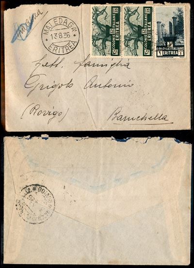 Italia / Colonie / Eritrea / Aerogrammi