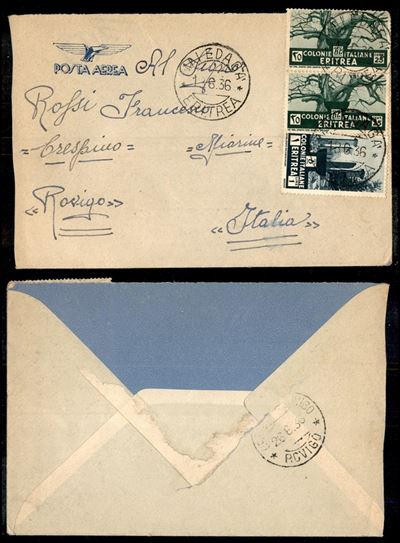 Italia / Colonie / Eritrea / Aerogrammi