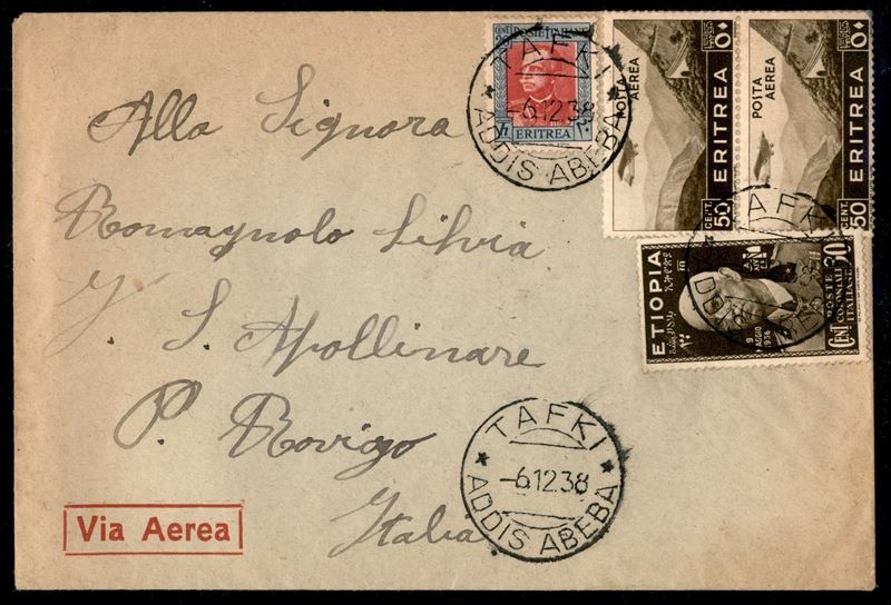 Italia / Colonie / Etiopia / Aerogrammi