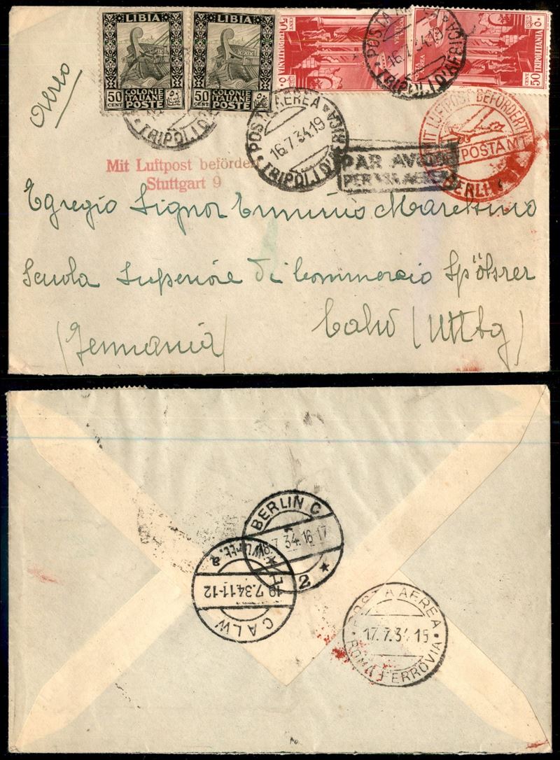 Italia / Colonie / Libia / Aerogrammi