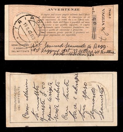 Italia / Colonie / Libia / Posta Ordinaria