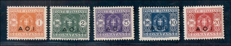 Italia / Colonie / Africa Orientale Italiana / Segnatasse