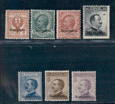 Italia / Colonie / Egeo / Scarpanto / Posta Ordinaria