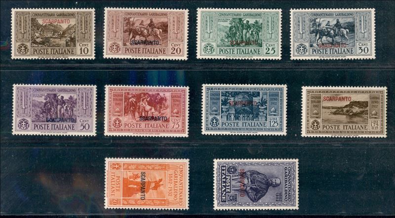 Italia / Colonie / Egeo / Scarpanto / Posta Ordinaria