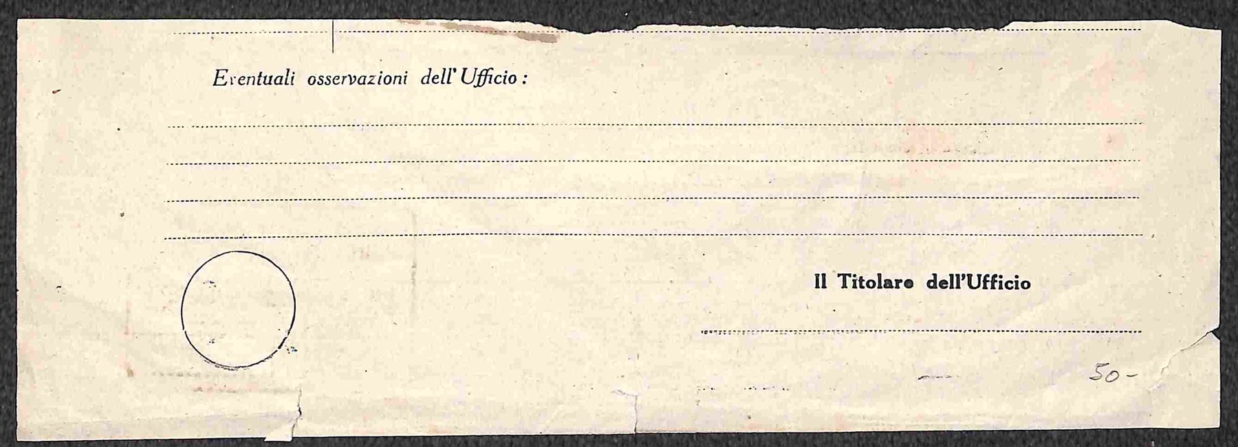 Italia / Regno / Posta Ordinaria