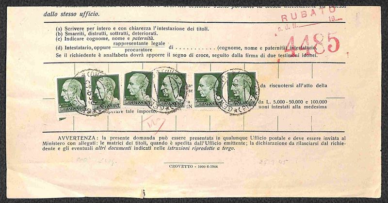 Italia / Regno / Posta Ordinaria